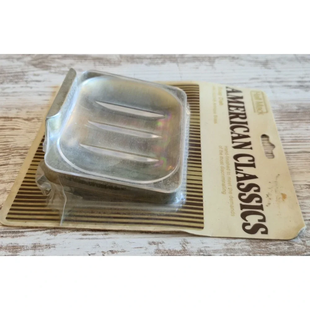 Vintage NuTone Hall Mack American Classics Soap Dish Antique Brass HM-1622AB NOS
